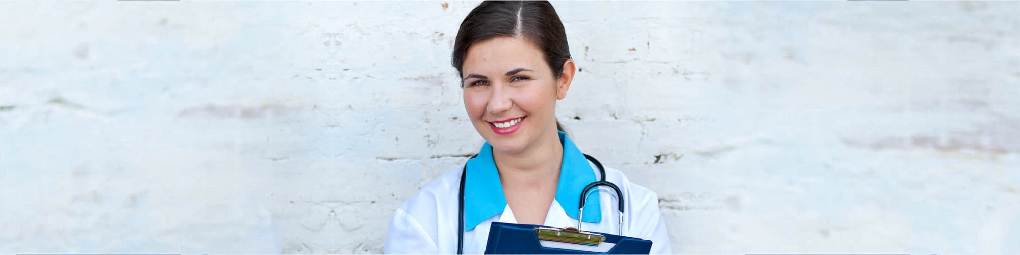 female doctor smiling at camera